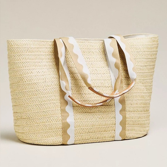 Anthropologie Handbags - Anthropologie Marbella Tote, NWT